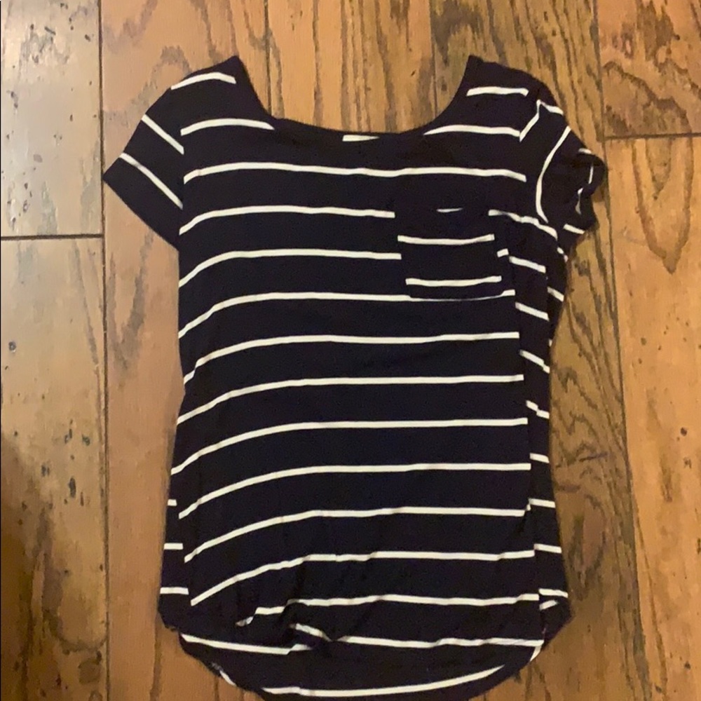 White and black t shirt